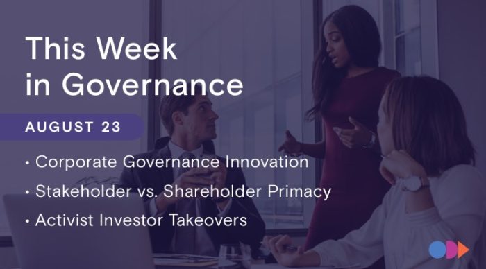 This Week in Governance