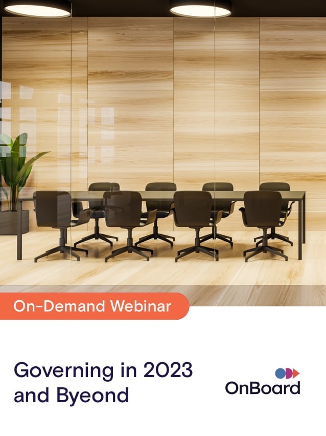 Governing Well, in 2023 and Beyond