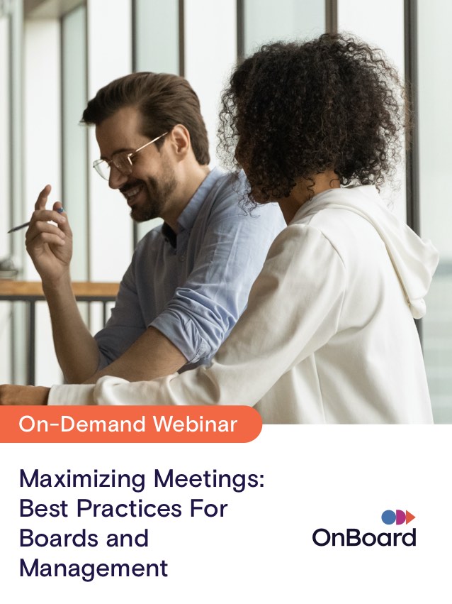 Maximizing Meetings: Best Practices For Boards and Management